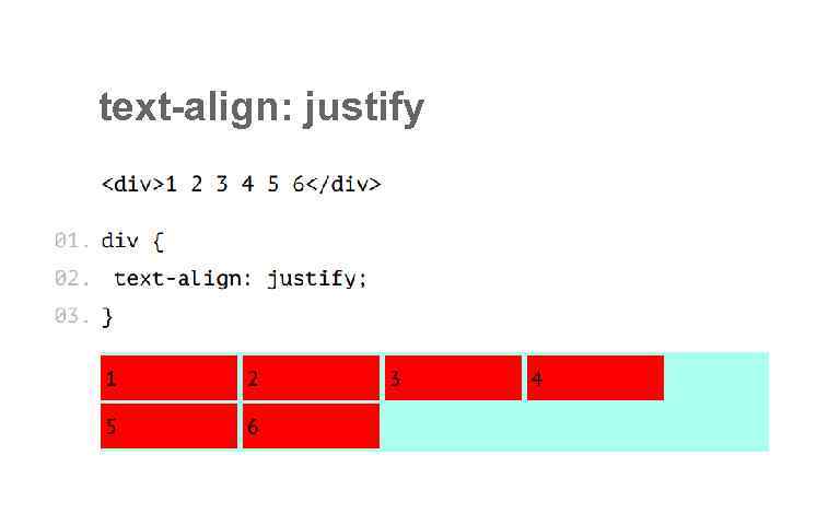 67 text-align: justify 