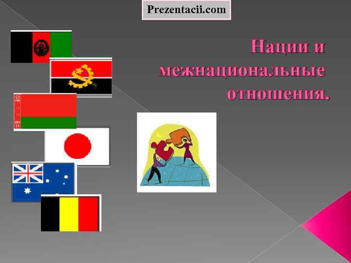 Prezentacii. com Нации и межнациональные отношения. 
