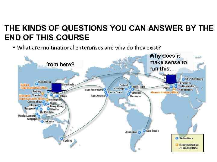 THE KINDS OF QUESTIONS YOU CAN ANSWER BY THE END OF THIS COURSE •