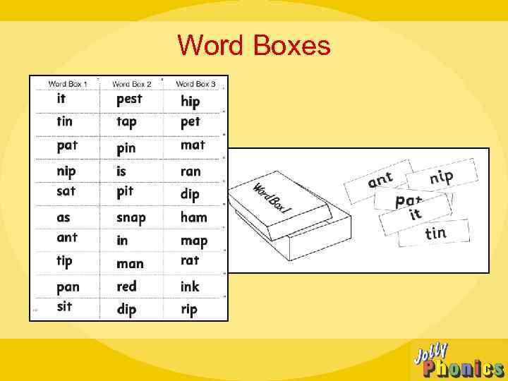 Word Boxes 