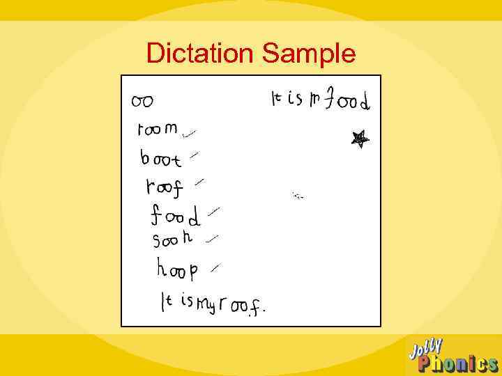 Dictation Sample 