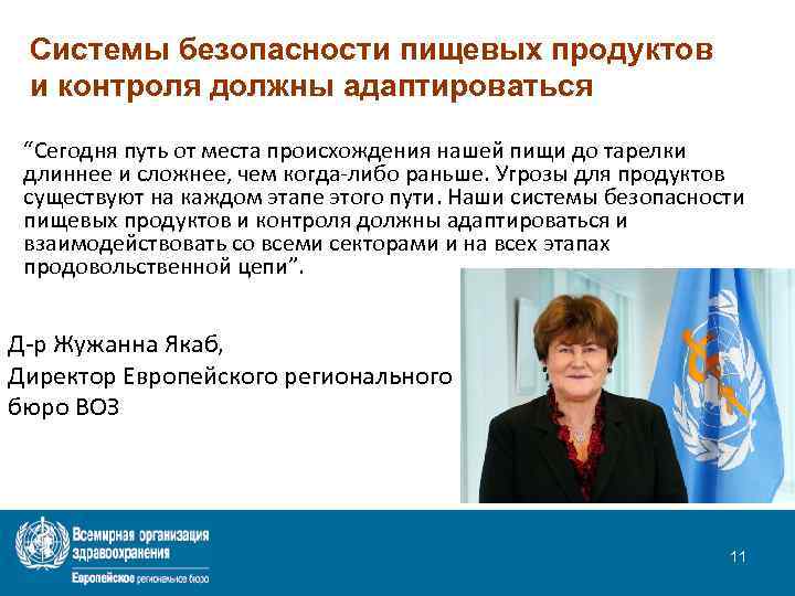 Системы безопасности пищевых продуктов и контроля должны адаптироваться “Сегодня путь от места происхождения нашей