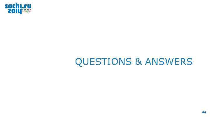 QUESTIONS & ANSWERS 44 