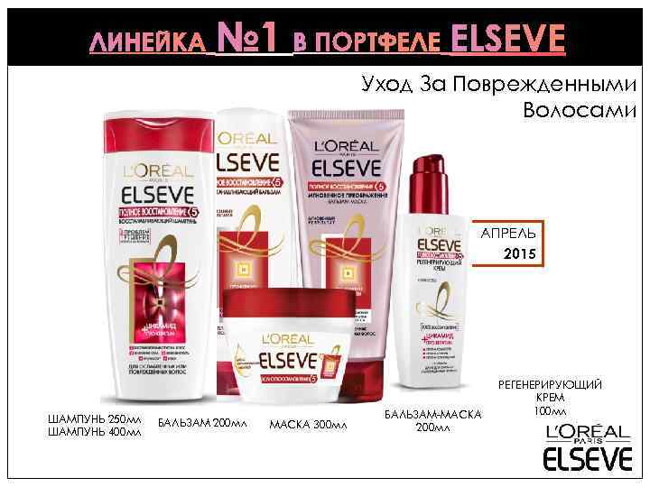 ПОЛНОЕ№ 1 В ПОРТФЕЛЕ ЛИНЕЙКА ВОССТАНОВЛЕНИЕ 5 ФИБРОЛОГИЯ ELSEVE Уход За Поврежденными Волосами АПРЕЛЬ