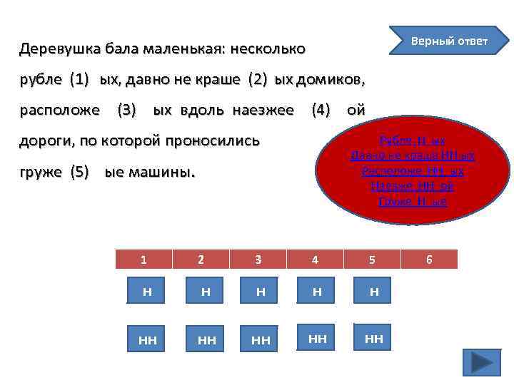 Верный ответ Деревушка бала маленькая: несколько рубле (1) ых, давно не краше (2) ых