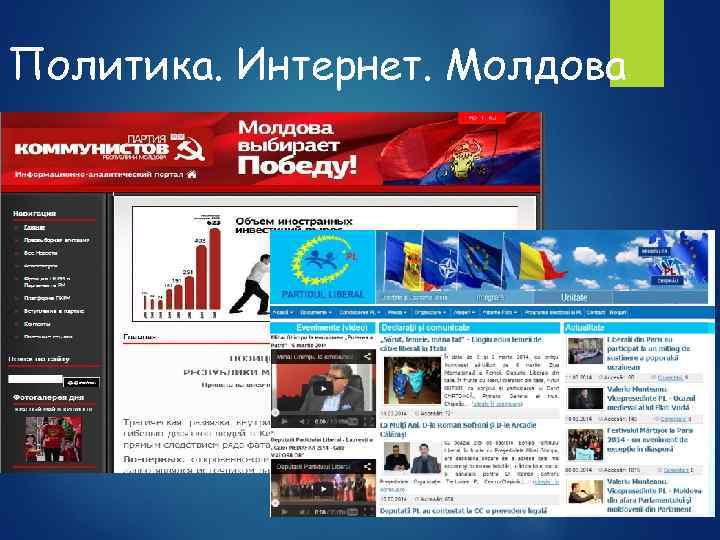 Политика. Интернет. Молдова 
