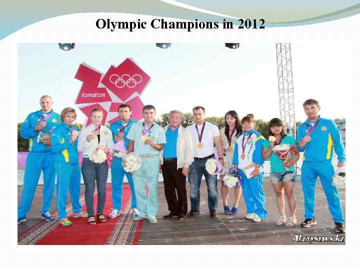 Olympic Champions in 2012 