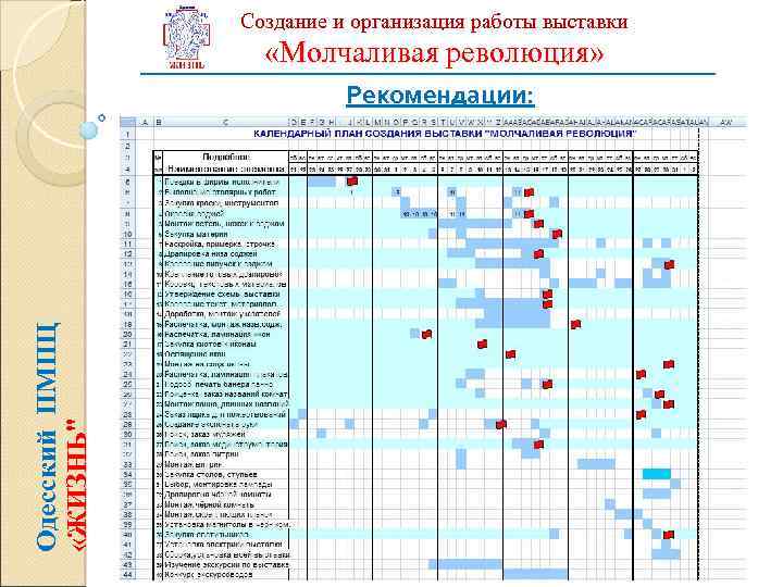 Создание и организация работы выставки «Молчаливая революция» Одесский ПМПЦ «ЖИЗНЬ