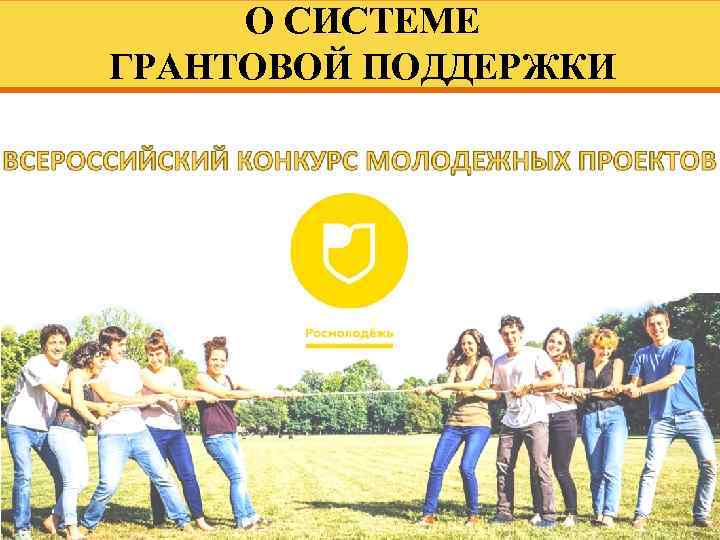 О СИСТЕМЕ ГРАНТОВОЙ ПОДДЕРЖКИ 