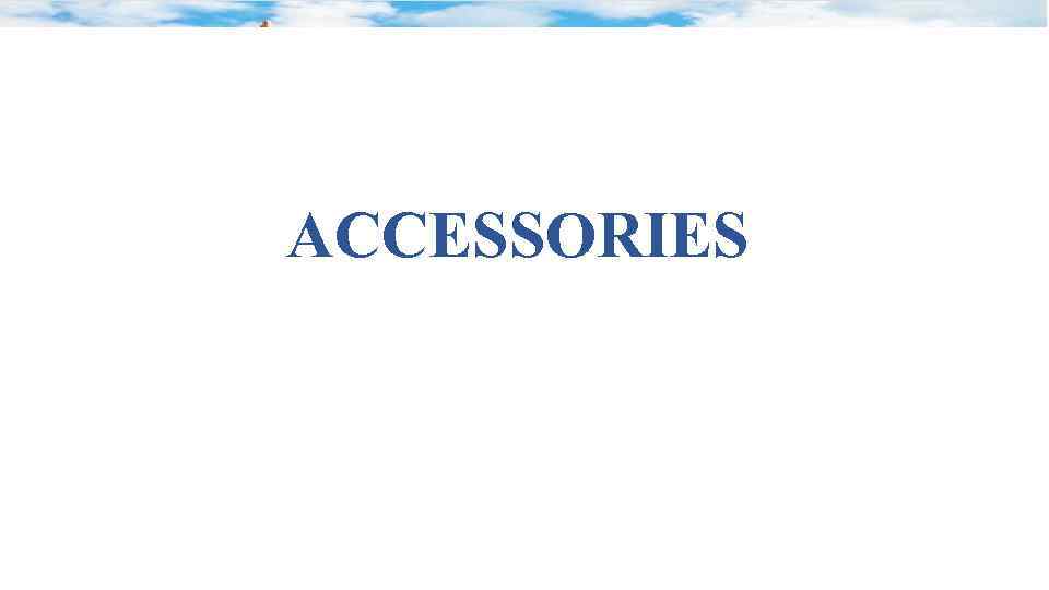 ACCESSORIES 