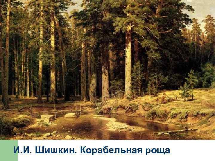 И. И. Шишкин. Корабельная роща 