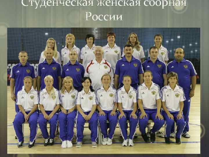 Студенческая женская сборная России В 2010 году на Чемпионате мира проходившем в Сербии, футболистки