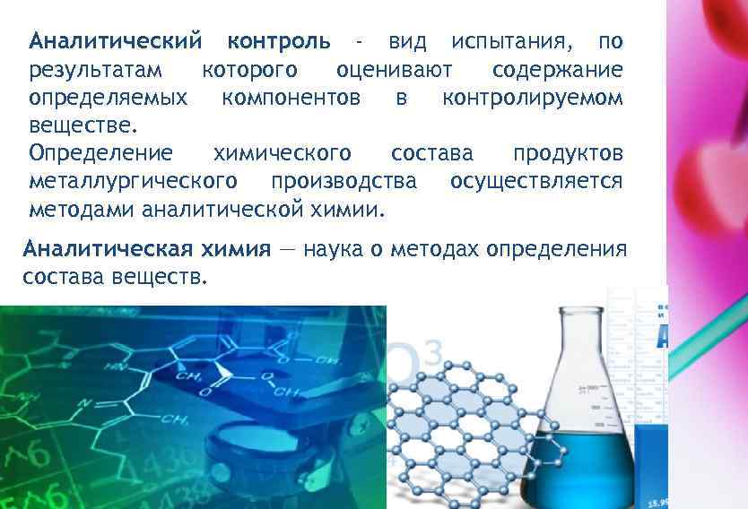 Схема аналитического контроля