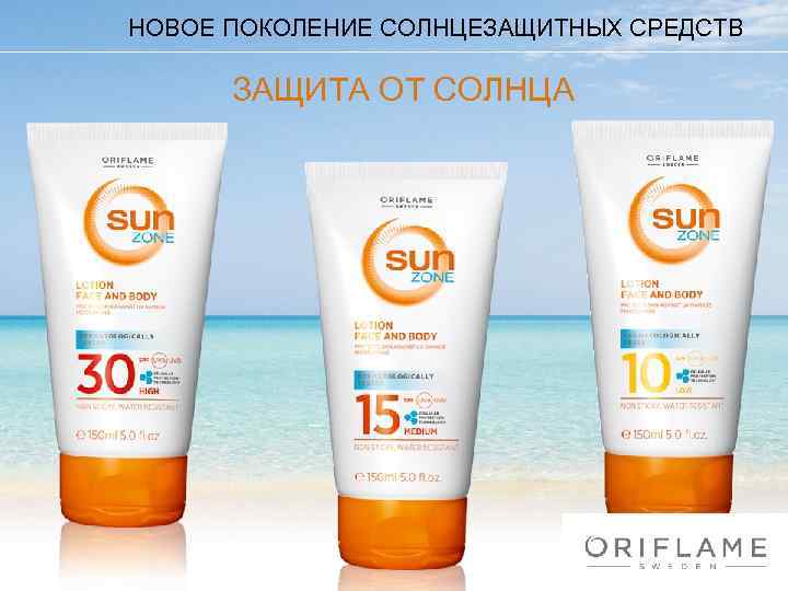 НОВОЕ ПОКОЛЕНИЕ СОЛНЦЕЗАЩИТНЫХ СРЕДСТВ ЗАЩИТА ОТ СОЛНЦА 