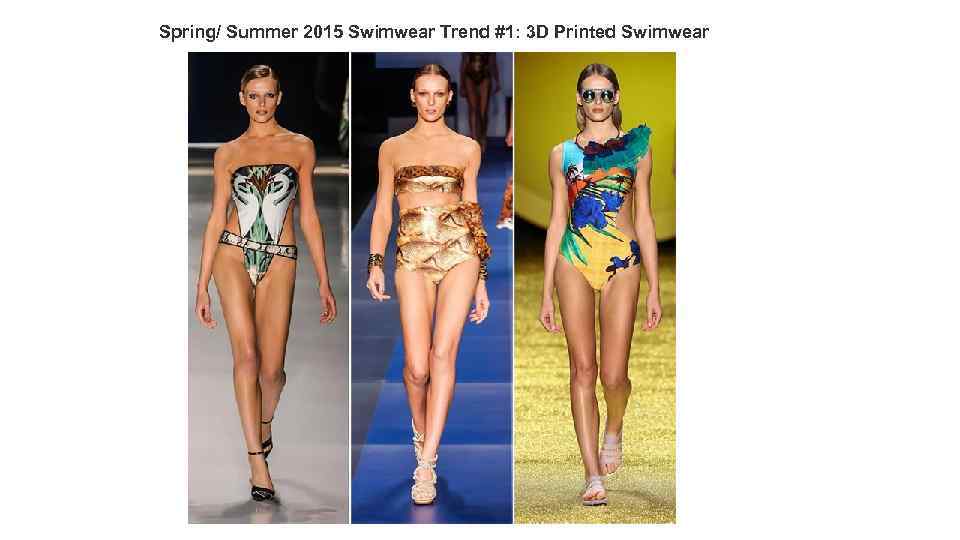 Spring/ Summer 2015 Swimwear Trend #1: 3 D Printed Swimwear 