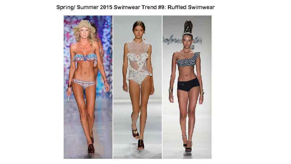 Spring/ Summer 2015 Swimwear Trend #9: Ruffled Swimwear 