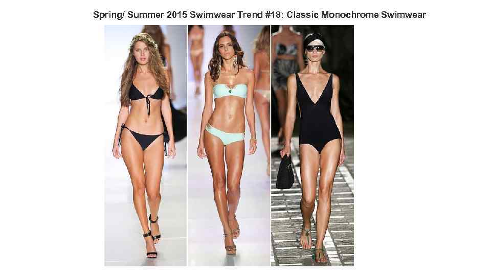 Spring/ Summer 2015 Swimwear Trend #18: Classic Monochrome Swimwear 