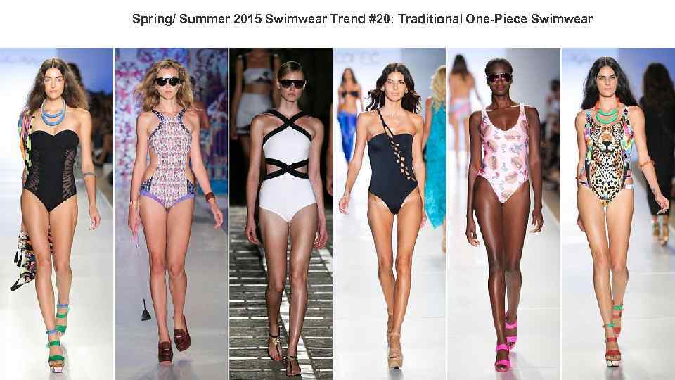 Spring/ Summer 2015 Swimwear Trend #20: Traditional One-Piece Swimwear 