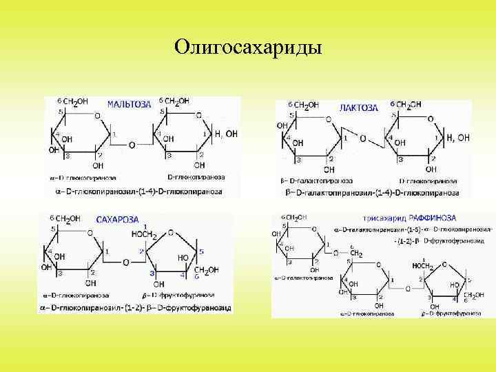 Олигосахариды 