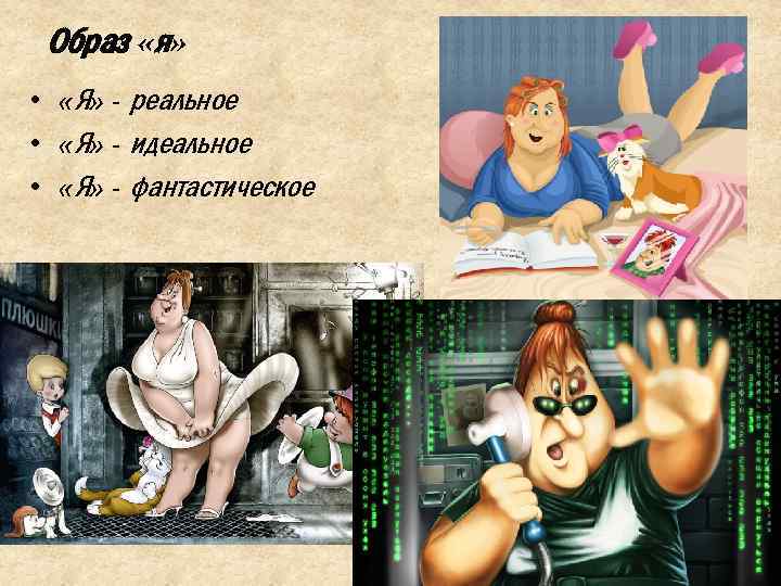 Образ «я» • «Я» - реальное • «Я» - идеальное • «Я» - фантастическое