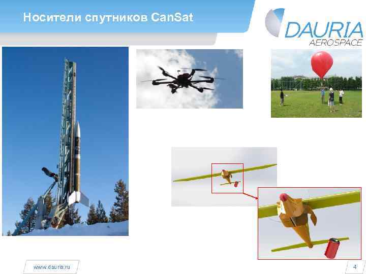 Носители спутников Can. Sat www. dauria. ru 4 