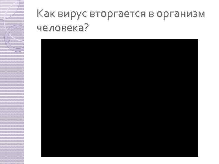 Как вирус вторгается в организм человека? 