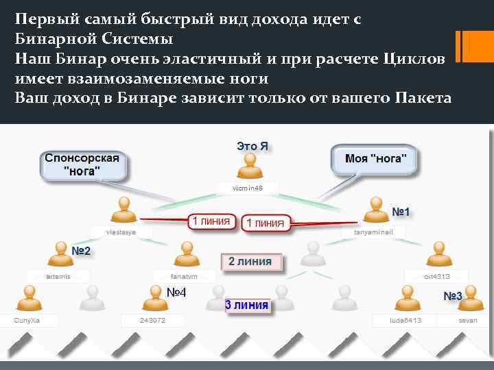 Первый самый быстрый вид дохода идет с Бинарной Системы Наш Бинар очень эластичный и