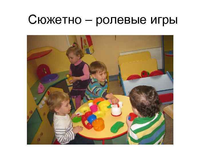 Сюжетно – ролевые игры 