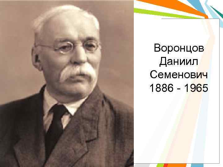 Воронцов Даниил Семенович 1886 - 1965 