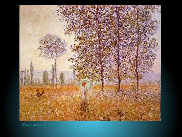 Поля весной. 1887 