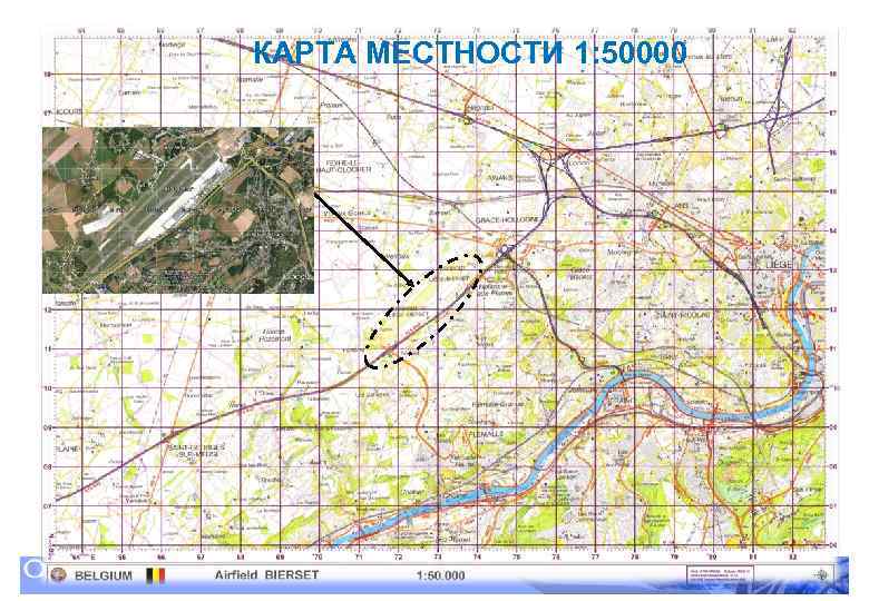 КАРТА МЕСТНОСТИ 1: 50000 