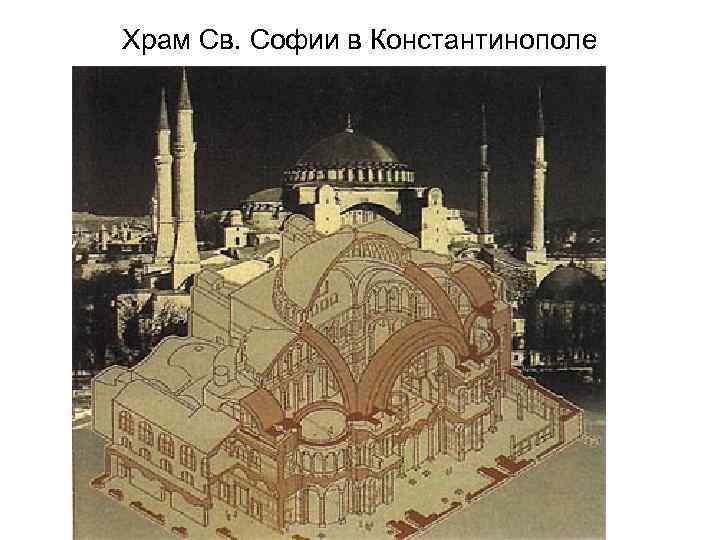 Храм Св. Софии в Константинополе 