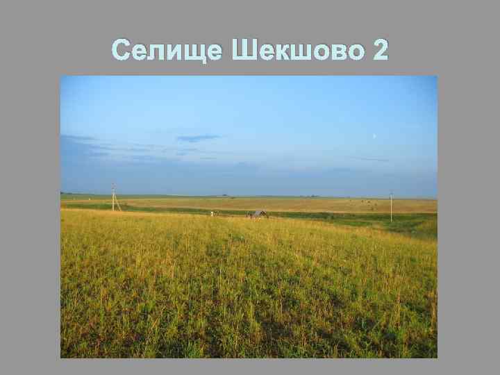 Селище Шекшово 2 