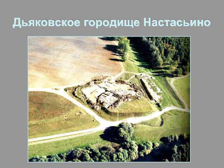 Дьяковское городище Настасьино 
