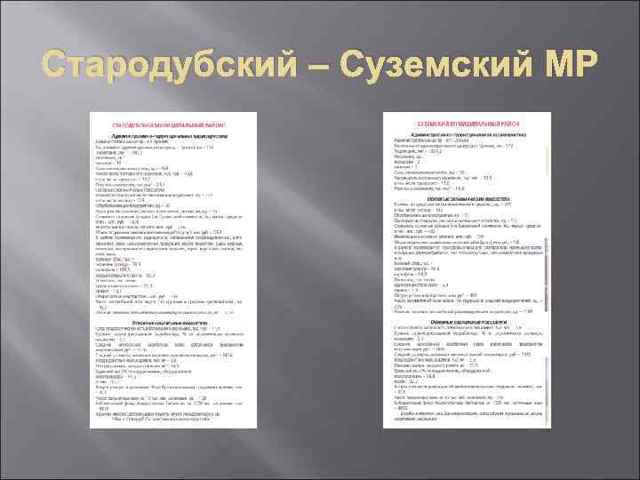 Стародубский – Суземский МР 