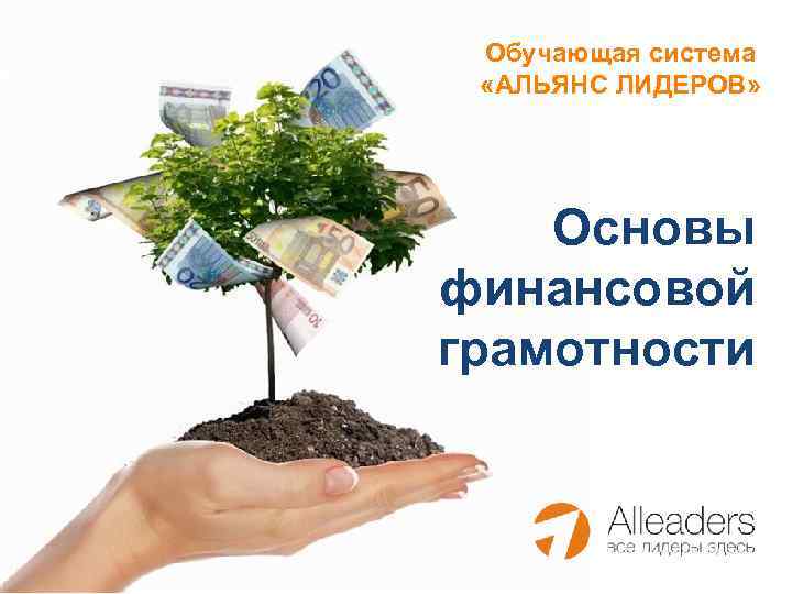 Обучающая система «АЛЬЯНС ЛИДЕРОВ» Основы финансовой грамотности 