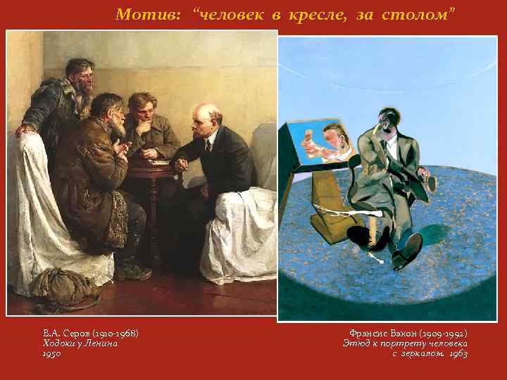 Мотив: “человек в кресле, за столом” В. А. Серов (1910 -1968) Ходоки у Ленина