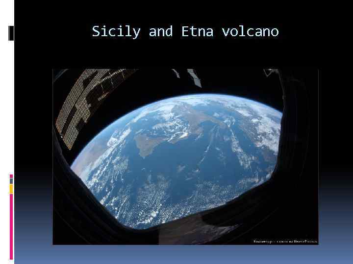 Sicily and Etna volcano 