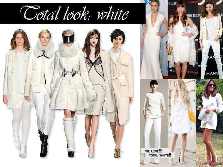 Total look: white 