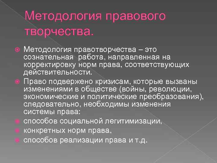 Соответствующие право. Методология правотворчества. Правовое творчество. Нормативное право философское. Действительность права.