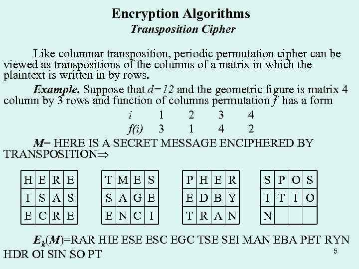 tabular transposition cipher