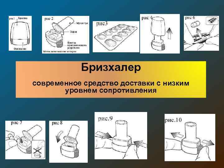 Бризхалер современное средство доставки с низким уровнем сопротивления 