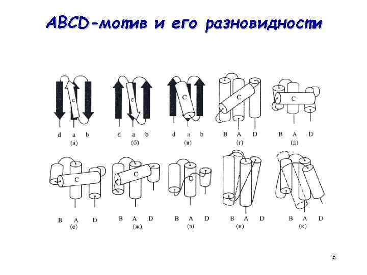 ABCD-мотив и его разновидности 6 