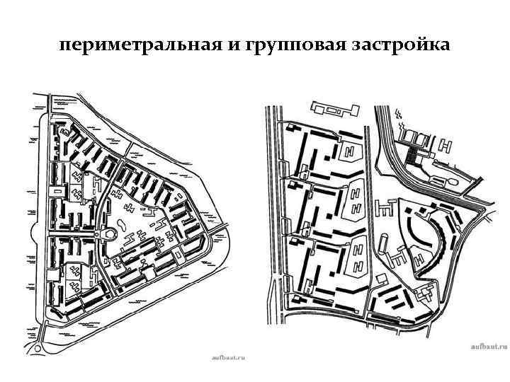 Типы жилых зон схема