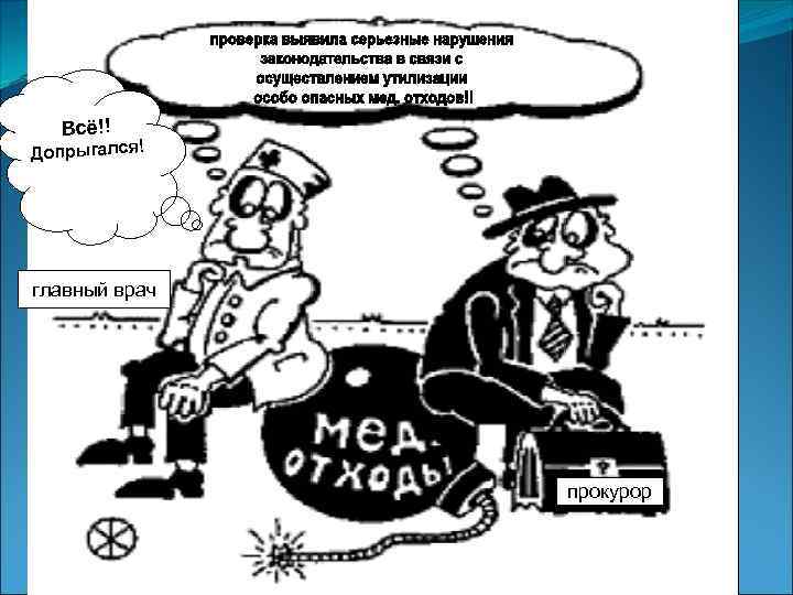Всё!! Допрыгался! главный врач прокурор 