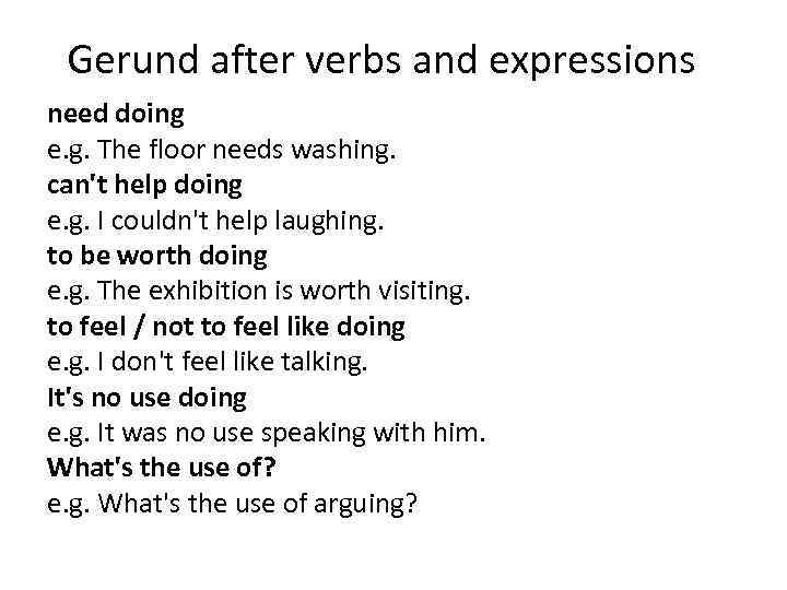 Gerund or infinitive after certain verbs Based on