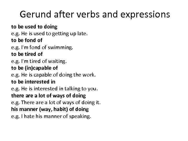 Gerund or infinitive after certain verbs Based on