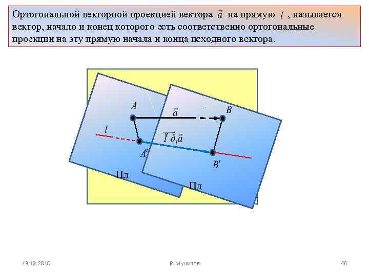 Ортогональная проекция вектора. Ортогональная проекция вектора на ось. Ортогональная проекция вектора на прямую. Ортогональная проекция вектора на вектор. Проекция и ортогональная составляющая вектора..