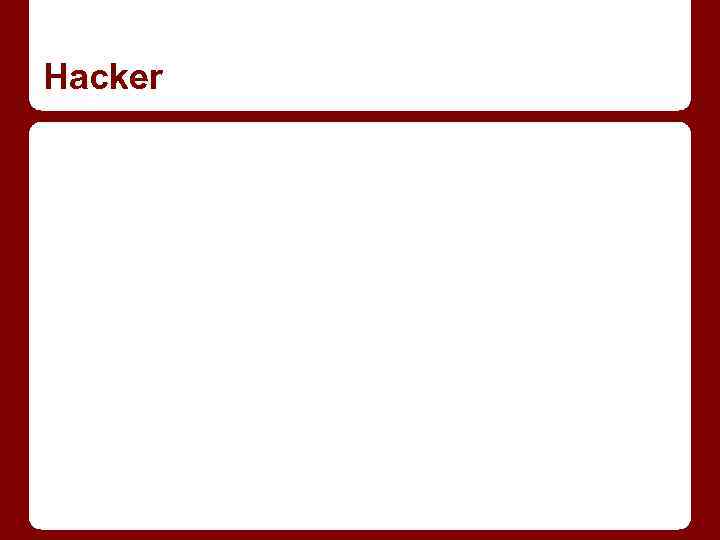 Hacker 