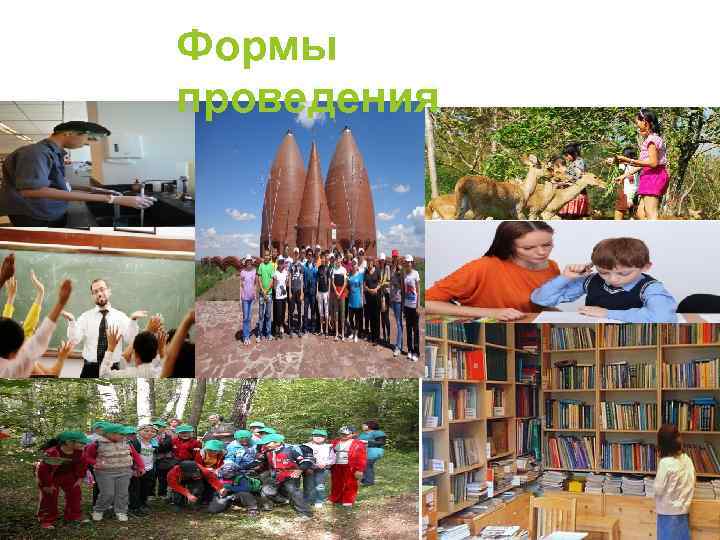 Формы проведения 